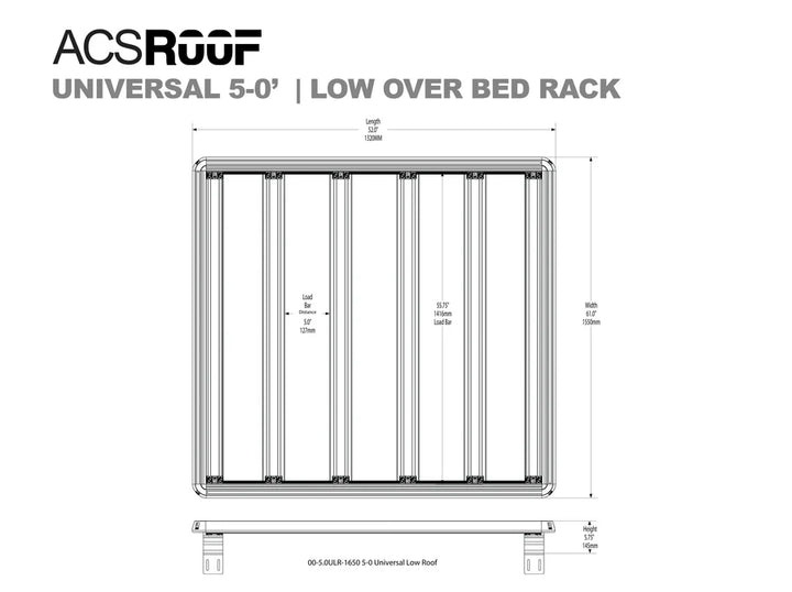 ACS ROOF | Universal Over Truck Bed Low Platform