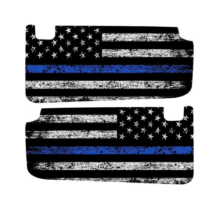 Freedom Series Sun Visor Overlays (Printed Series) - 2018+ Jeep Wrangler JL / Jeep Gladiator JT