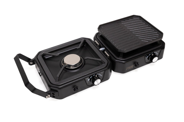 Portable 2 Burner Camp Stove & Wind Screen - Clearance
