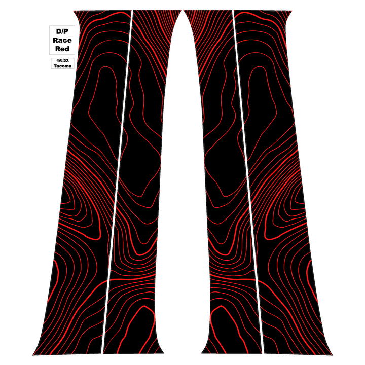 Topo B Pillar Overlays - 2016-2023 Tacoma Double Cab