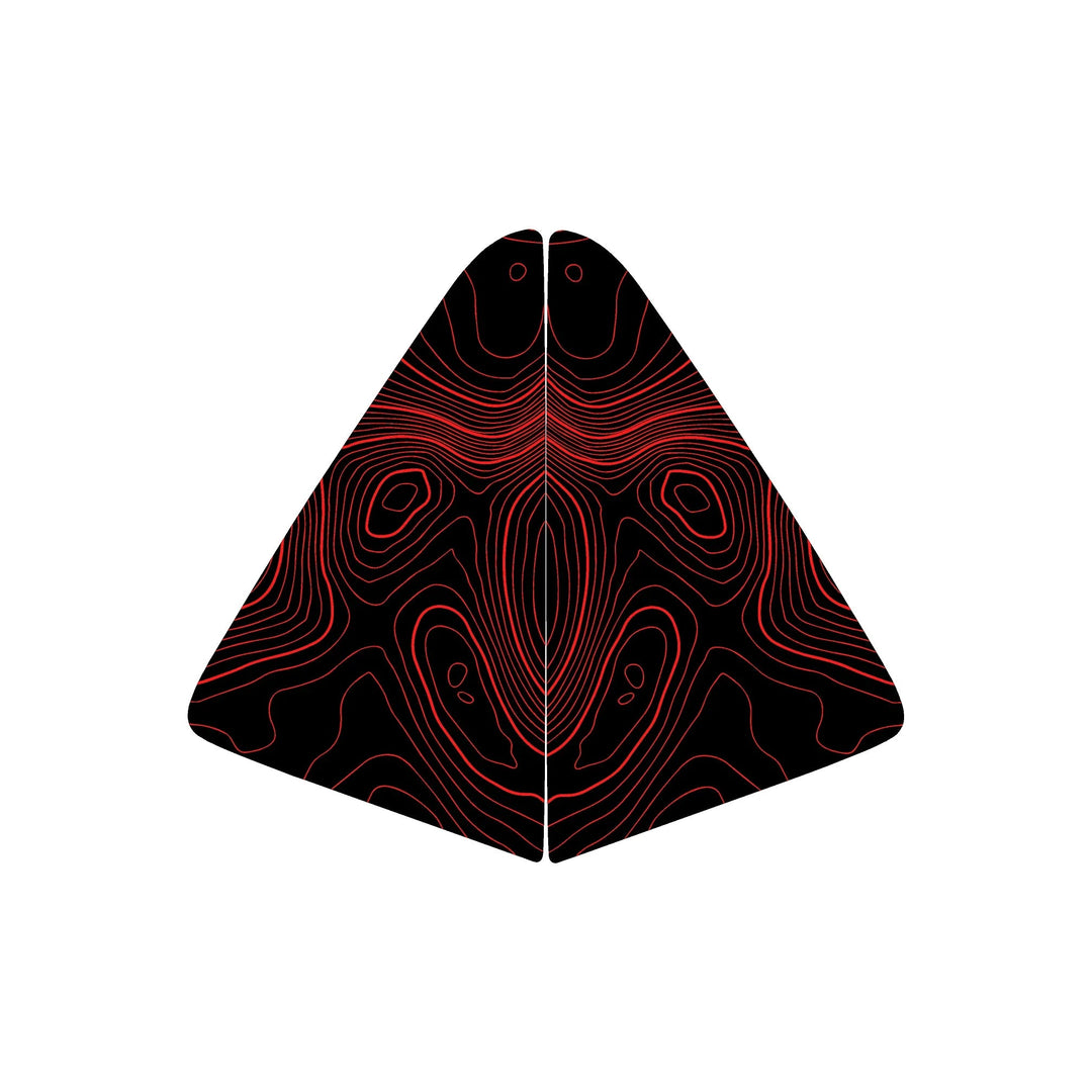 Topographic Rear Vent Window Overlay (Perforated) - 2025+ 4Runner