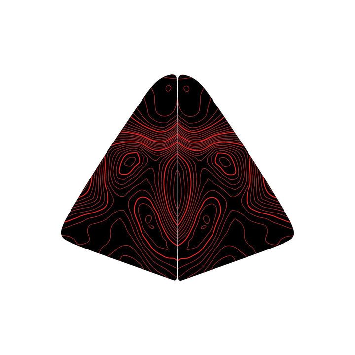 Topographic Rear Vent Window Overlay (Perforated) - 2025+ 4Runner