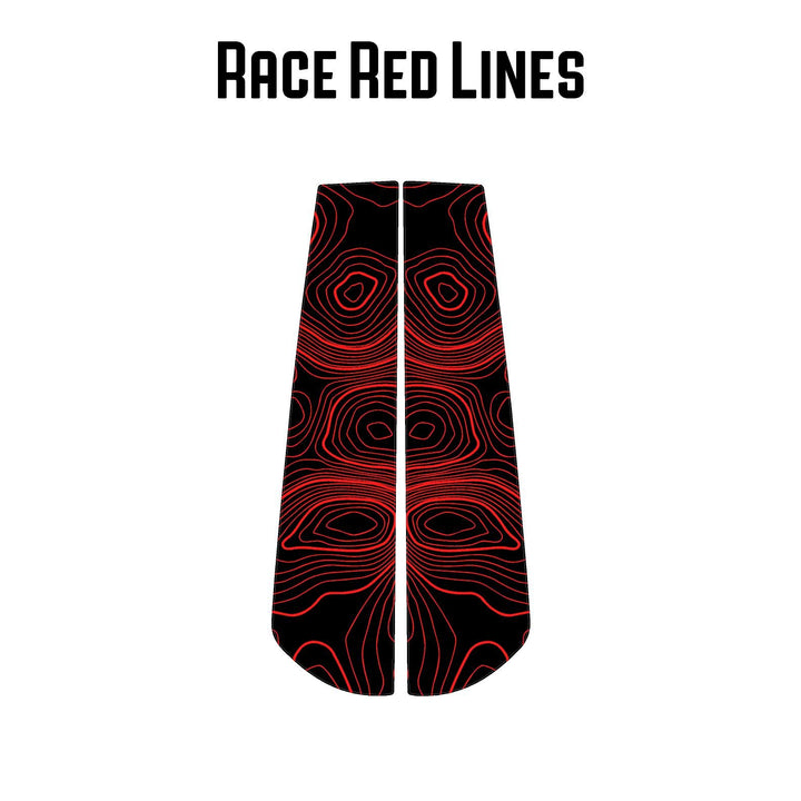 Topographic Sliding Rear Window Trim Overlays - 2025+ 4Runner