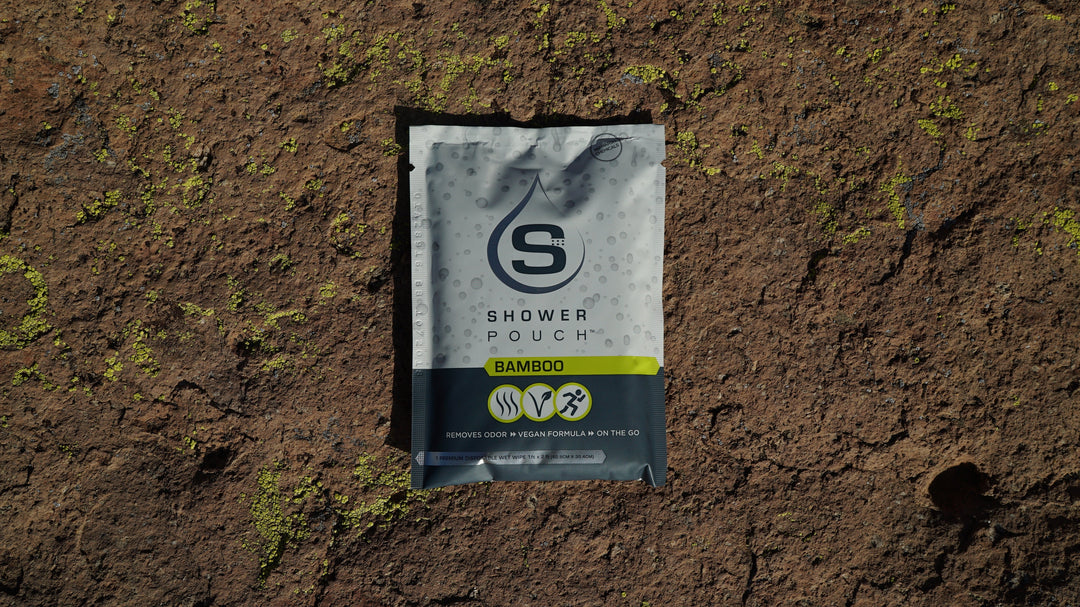 10-pack Shower Pouch XL (2' x 1') Body Wipes