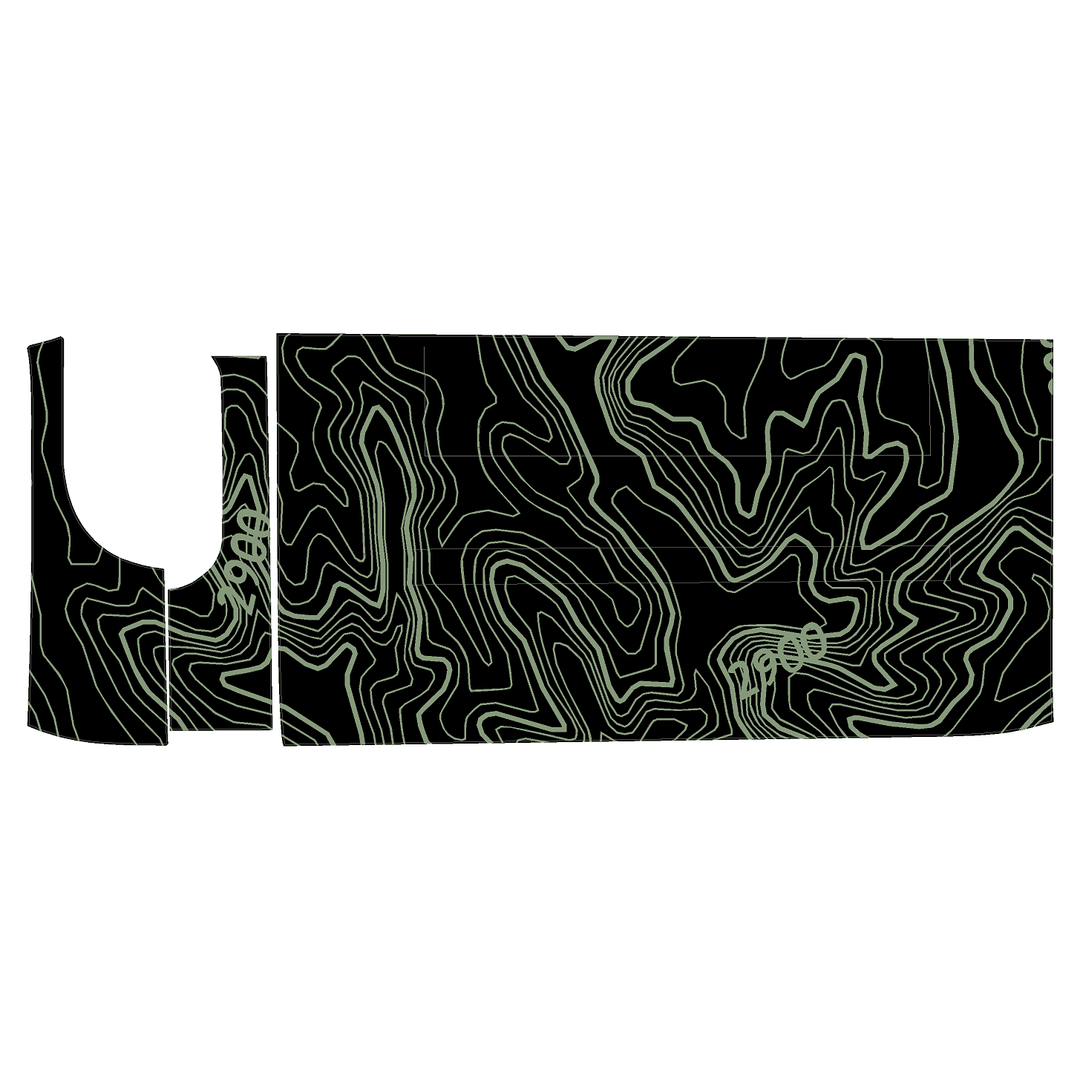 Topo 3 Piece Dash Kit (Printed Series) - 2021+ Bronco