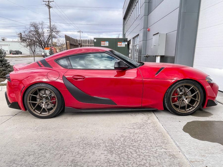 A91 Style Supra Rear Decklid Stripes - 2020+ Supra