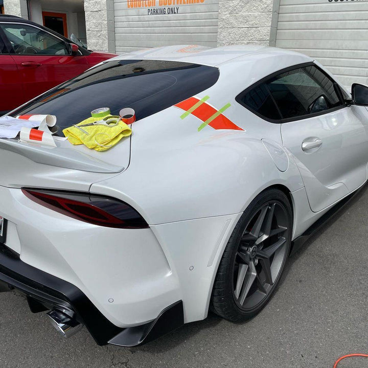 A91 Style Supra Rear Decklid Stripes - 2020+ Supra