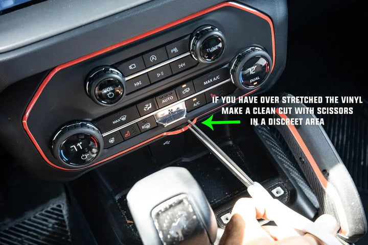 AC Controls Outline - 2021+ Bronco