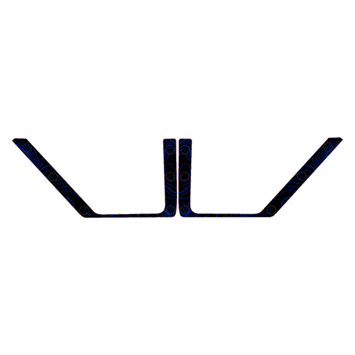 Topo Front Door Net Trim Overlay Kit (Printed Series) - 2021+ Bronco