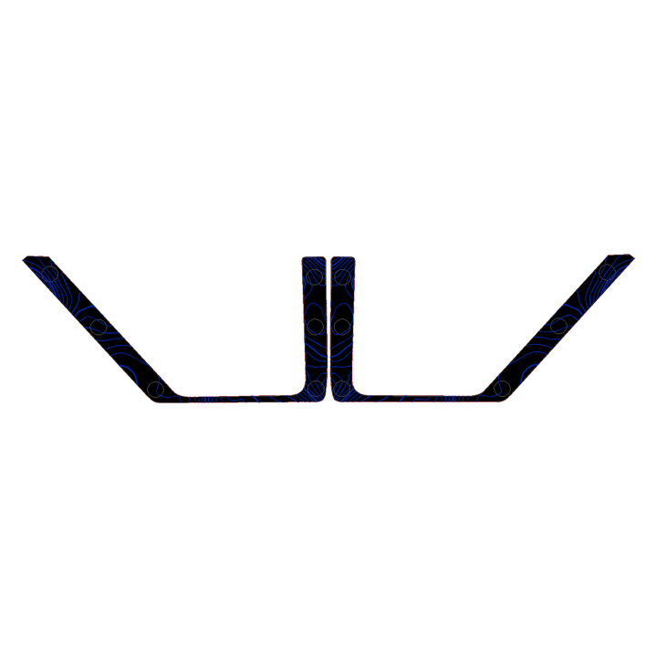 Topo Rear Door Net Trim Overlay Kit (Printed Series) - 2021+ Bronco