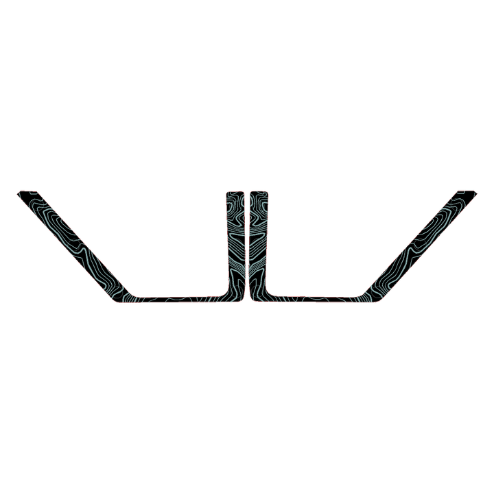 Topo Front Door Net Trim Overlay Kit (Printed Series) - 2021+ Bronco