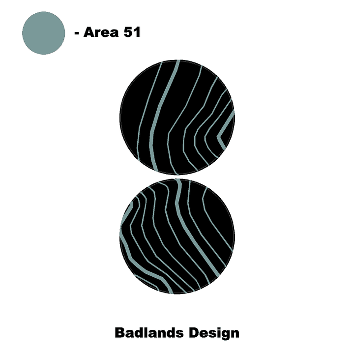 1966 Topographic Shifter Plate (Printed Series + Acrylic) - 2021+ Bronco
