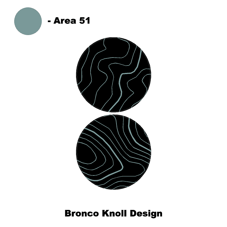 Topo Cup Holder Inserts (Printed Series + Acrylic) - 2021+ Bronco