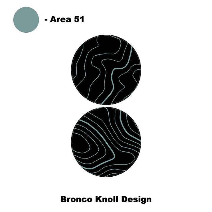 Topo Cup Holder Inserts (Printed Series + Acrylic) - 2021+ Bronco