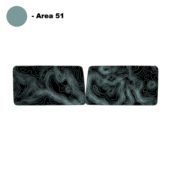 Topo Hardtop Side Window Overlays - 2021+ Bronco 4 Door