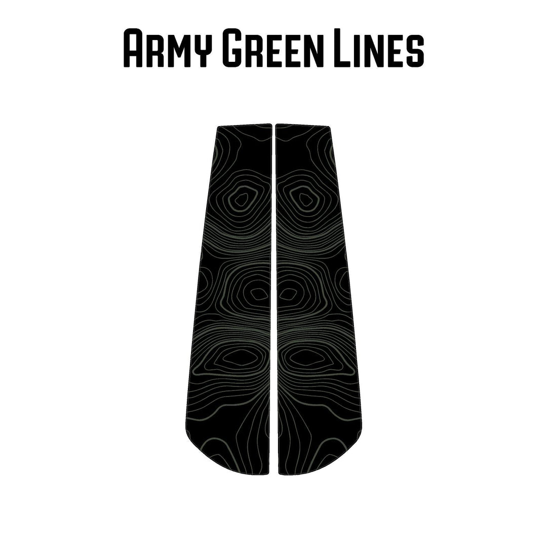 Topographic Sliding Rear Window Trim Overlays - 2025+ 4Runner