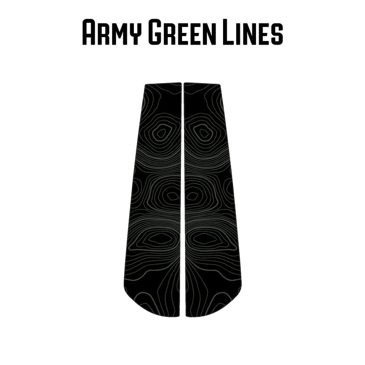 Topographic Sliding Rear Window Trim Overlays - 2025+ 4Runner