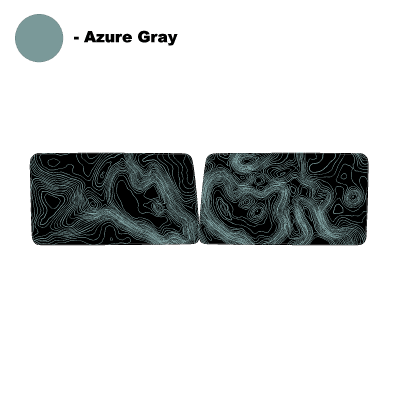 Topo Hardtop Side Window Overlays - 2021+ Bronco 4 Door