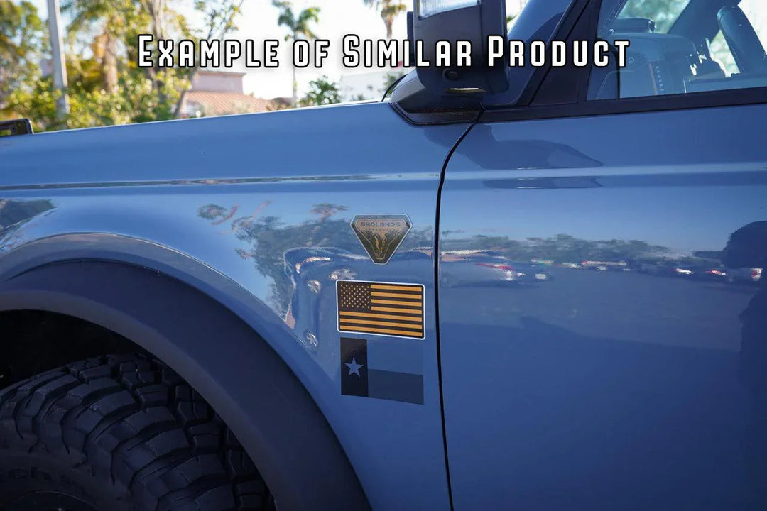 Big Bend Fender Badge Overlays - 2021+ Bronco