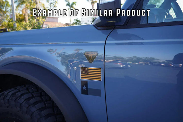 Big Bend Fender Badge Overlays - 2021+ Bronco