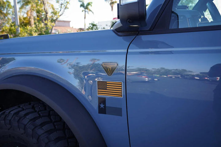 Badlands Fender Badge Overlays - 2021+ Bronco