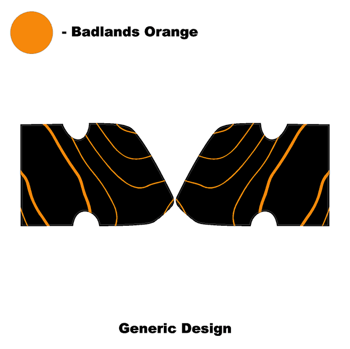 Interior Door Cup Protector Kit - 2021+ Bronco