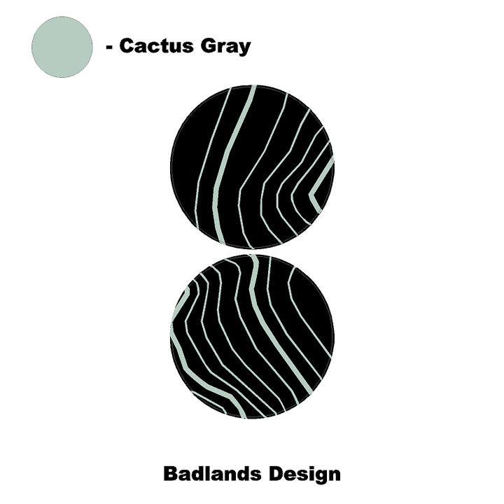 Topo Cup Holder Inserts (Printed Series + Acrylic) - 2021+ Bronco