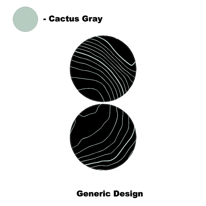 Topo Cup Holder Inserts (Printed Series + Acrylic) - 2021+ Bronco