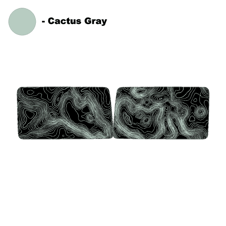 Topo Hardtop Side Window Overlays - 2021+ Bronco 4 Door