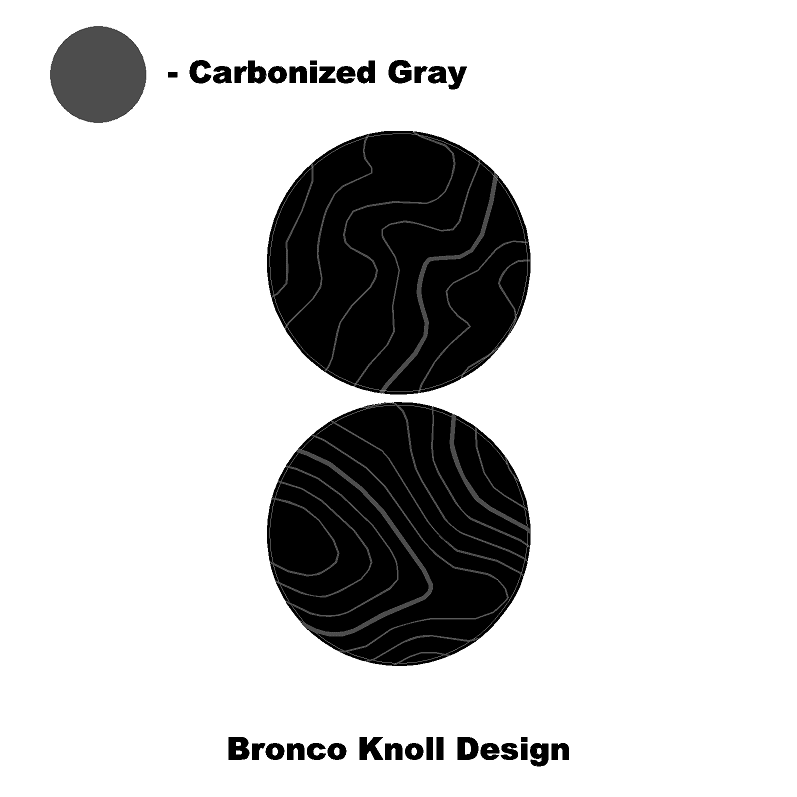 Topo Cup Holder Inserts (Printed Series + Acrylic) - 2021+ Bronco