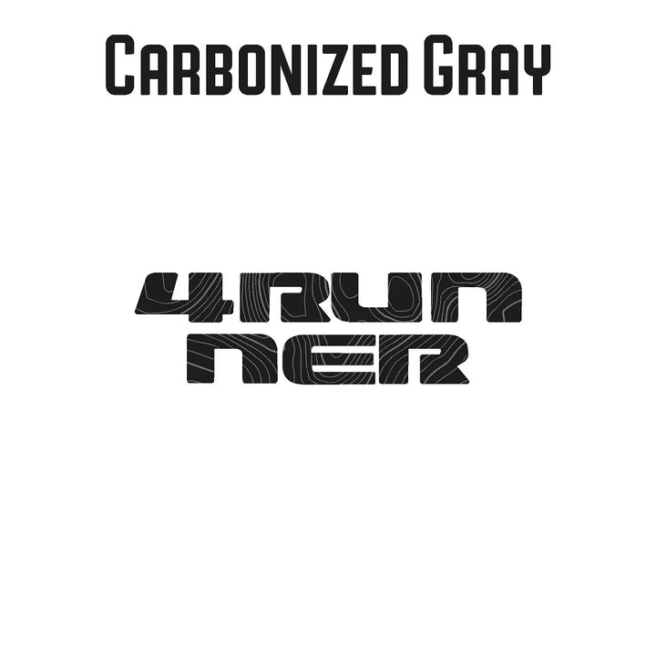 4RUNNER Topographic Rear Liftgate Emblem Overlays - 2025+ 4Runner