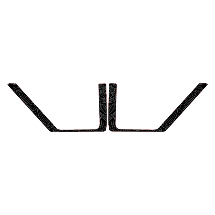 Topo Rear Door Net Trim Overlay Kit (Printed Series) - 2021+ Bronco