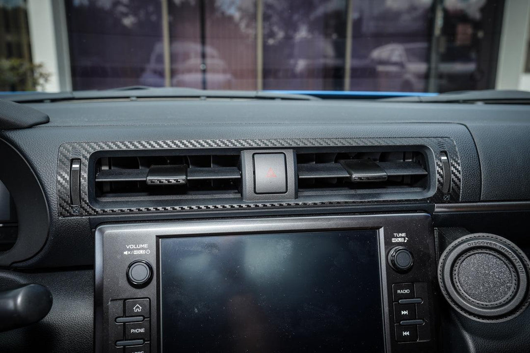 Center AC Vent Trim 3D Carbon Overlays - 2022+ BRZ / GR86