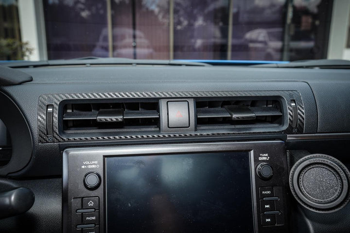 Center AC Vent Trim 3D Carbon Overlays - 2022+ BRZ / GR86
