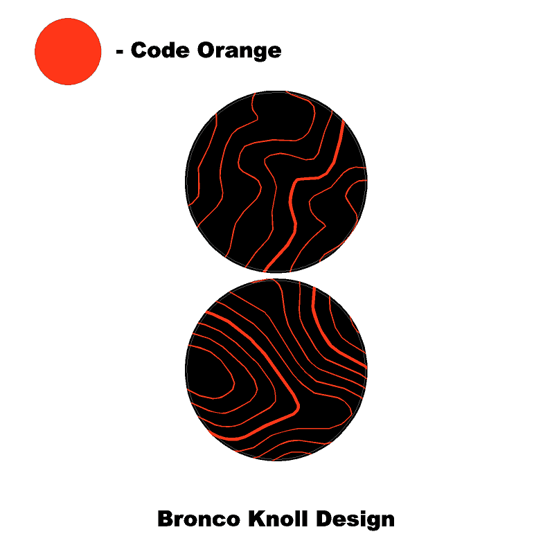 1966 Topographic Shifter Plate (Printed Series + Acrylic) - 2021+ Bronco