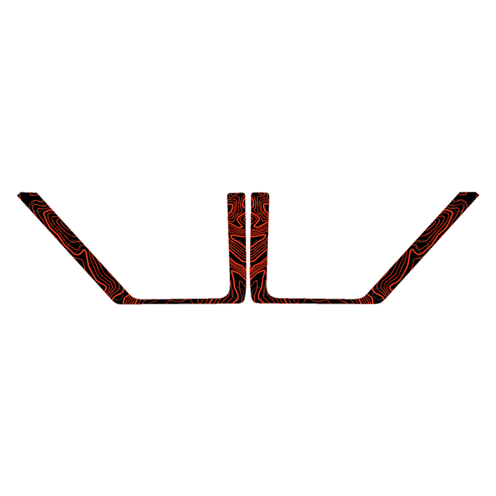 Topo Front Door Net Trim Overlay Kit (Printed Series) - 2021+ Bronco