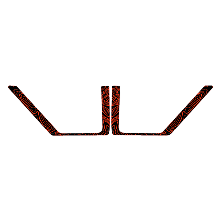 Topo Rear Door Net Trim Overlay Kit (Printed Series) - 2021+ Bronco