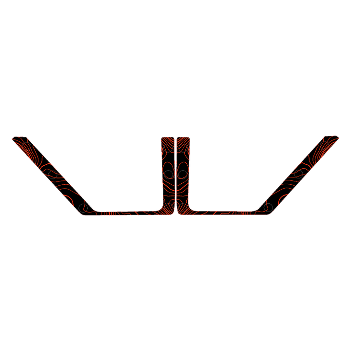 Topo Rear Door Net Trim Overlay Kit (Printed Series) - 2021+ Bronco