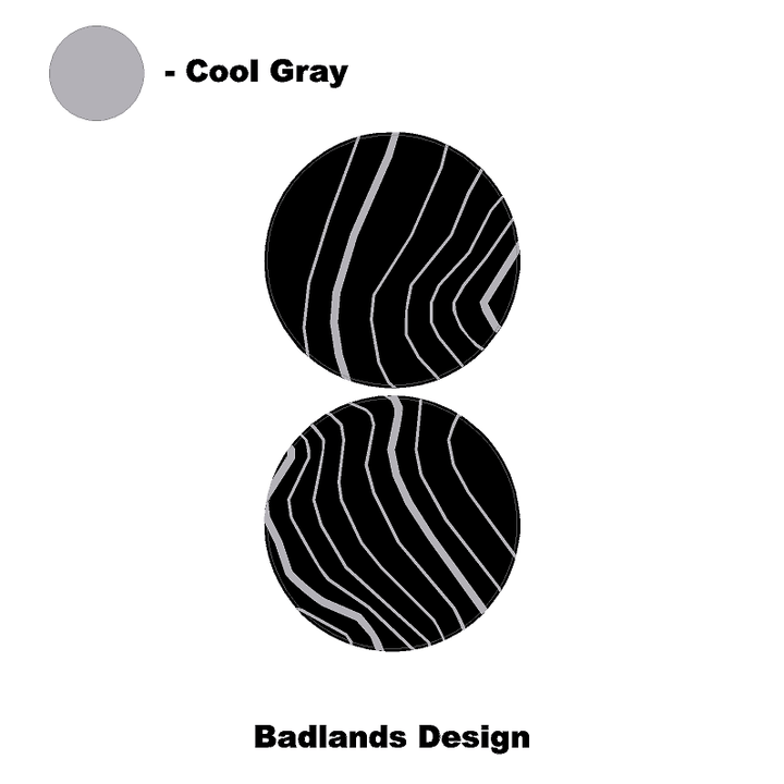 1966 Topographic Shifter Plate (Printed Series + Acrylic) - 2021+ Bronco