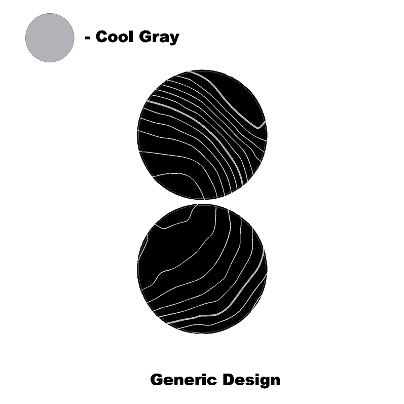 Topo Cup Holder Inserts (Printed Series + Acrylic) - 2021+ Bronco