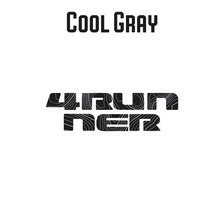 4RUNNER Topographic Rear Liftgate Emblem Overlays - 2025+ 4Runner