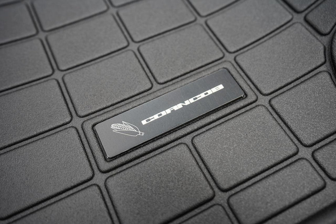 CORNCOB Logo Emblem for Weathertech All Weather Floor Mats (Metal Etched) - Universal