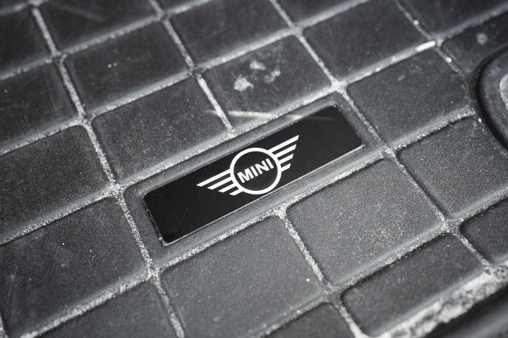 Custom Weathertech Floor Mat Logo (Etched Metal) - Universal