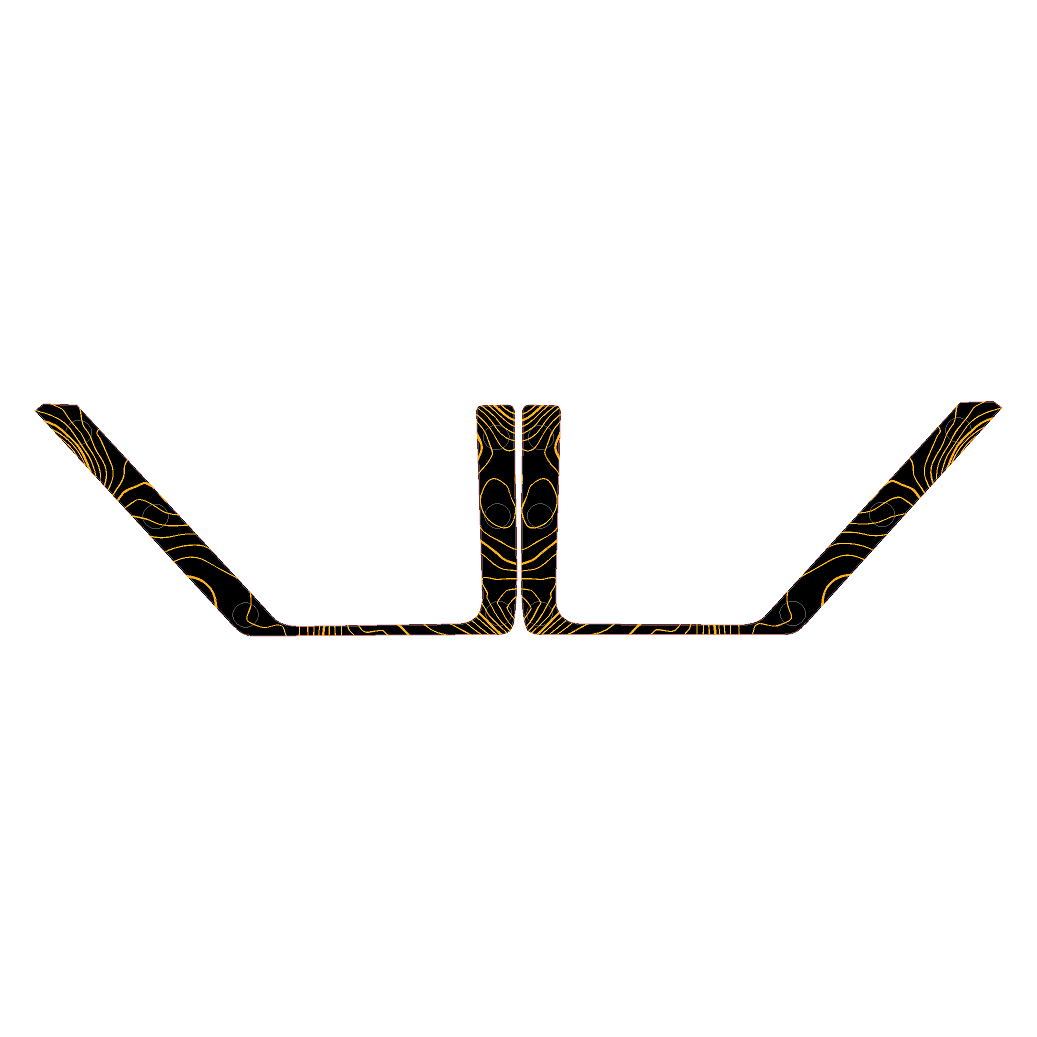 Topo Rear Door Net Trim Overlay Kit (Printed Series) - 2021+ Bronco