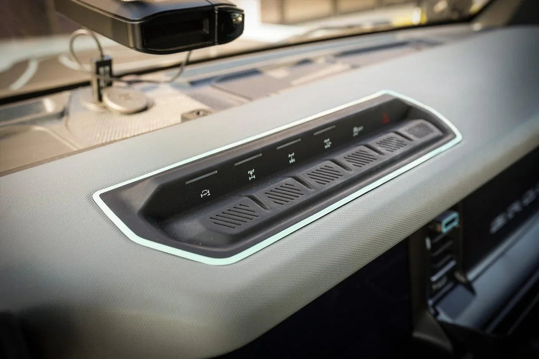 Dashboard Switch Outline (Printed Series Vinyl) - 2021+ Bronco