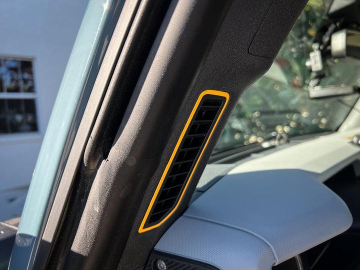 Defroster Vent Outline - 2021+ Bronco