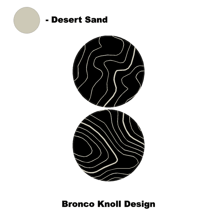 Topo Cup Holder Inserts (Printed Series + Acrylic) - 2021+ Bronco