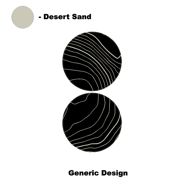 Topo Cup Holder Inserts (Printed Series + Acrylic) - 2021+ Bronco