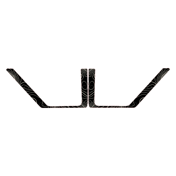 Topo Front Door Net Trim Overlay Kit (Printed Series) - 2021+ Bronco