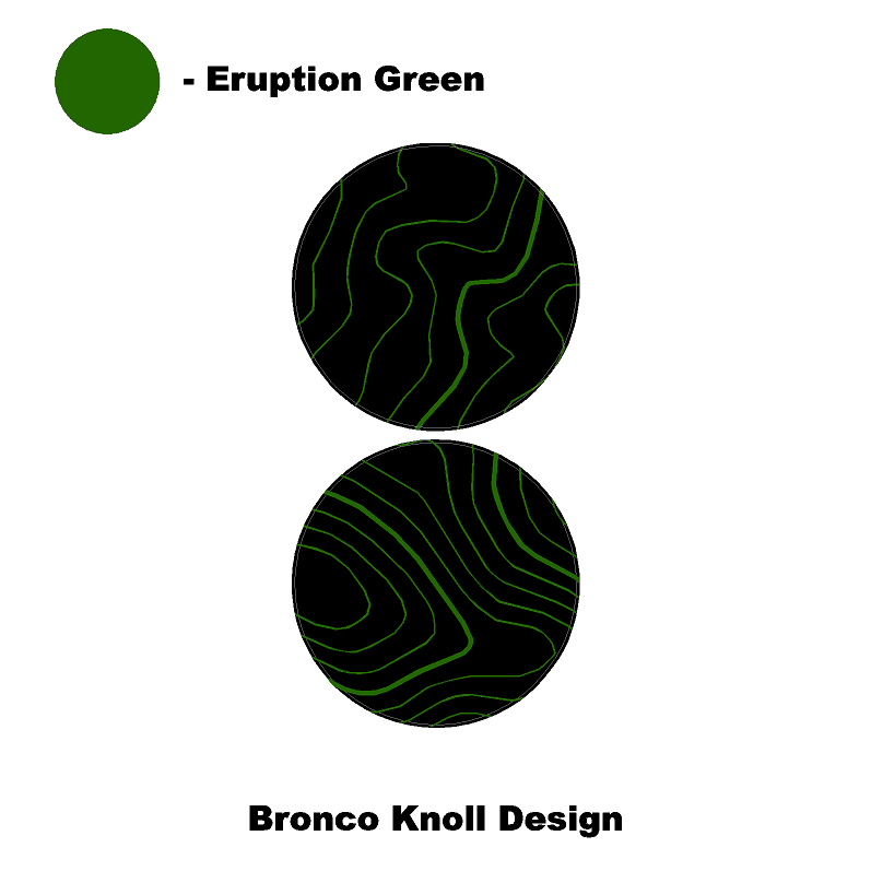 Topo Cup Holder Inserts (Printed Series + Acrylic) - 2021+ Bronco